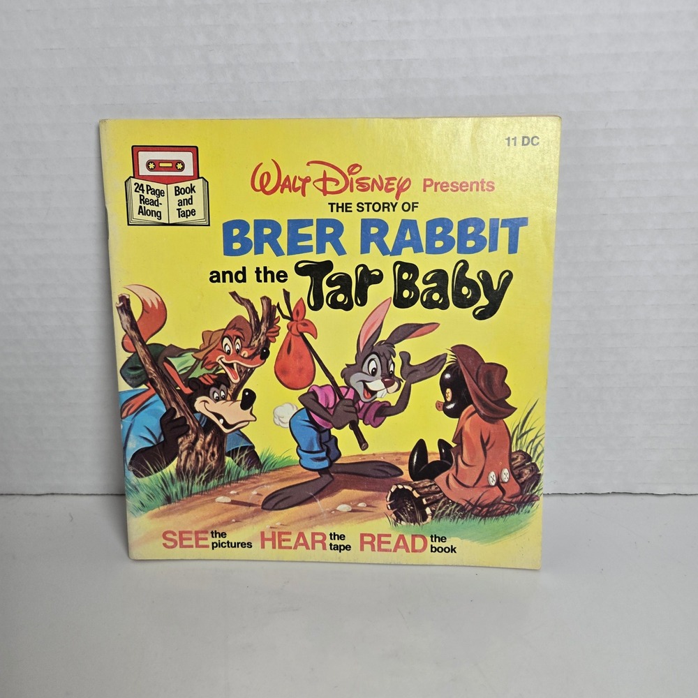 VTG Walt Disney Presents The Story Of Brer Rabbit and the Tar Baby Book Only